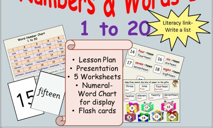 Writing Numbers In Words Worksheet Tes