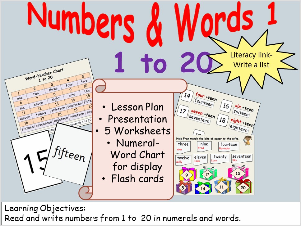 Writing Numbers In Words Worksheet Tes
