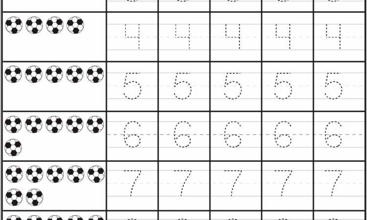 Writing Numbers Worksheet 1 10