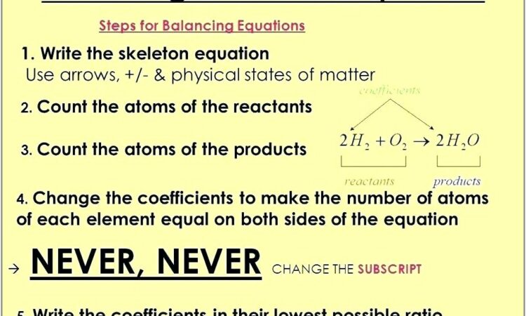 Writing Skeleton Equations Worksheet With Answers