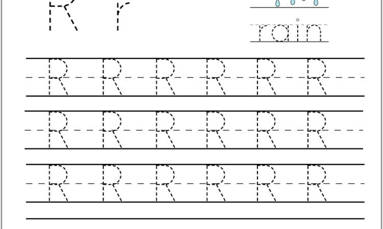 Writing Worksheet Letter R