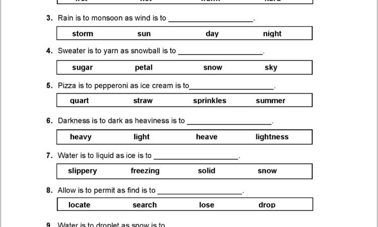 Writing Worksheets 4th Grade Pdf