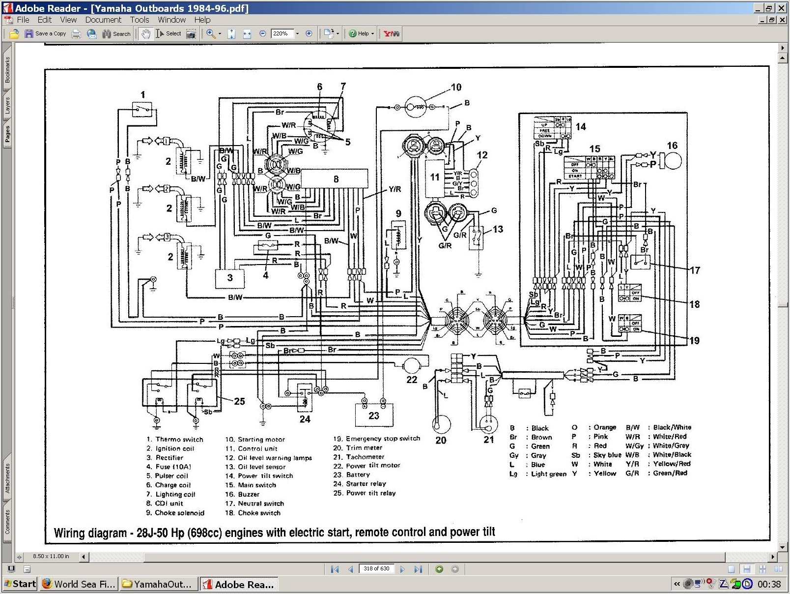 Yamaha 703 Remote Control Wiring Diagram