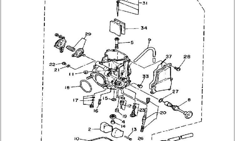 Yamaha Warrior 350 Carb Diagram