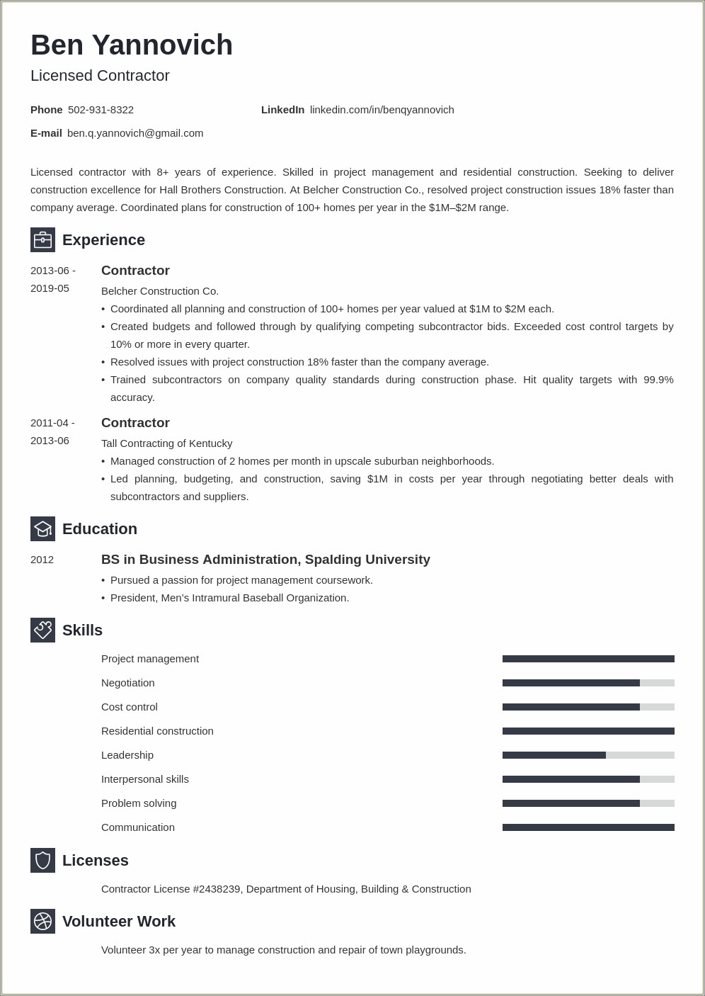 1099 Contractor Cleaning Job Description For Resume