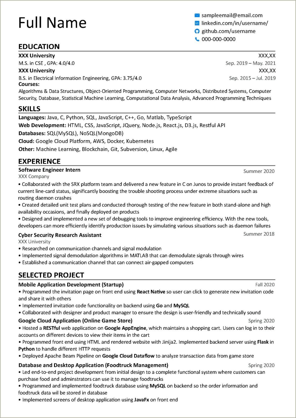 20+ Senior Developer Resume Samples Jobherojobhero