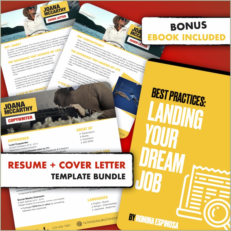 2017 Resume And Cover Letter Templates