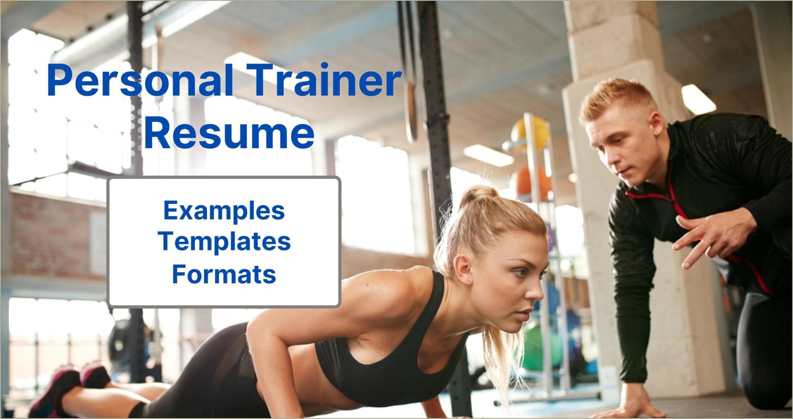 24 Hour Fitness Personal Trainer Example Resume