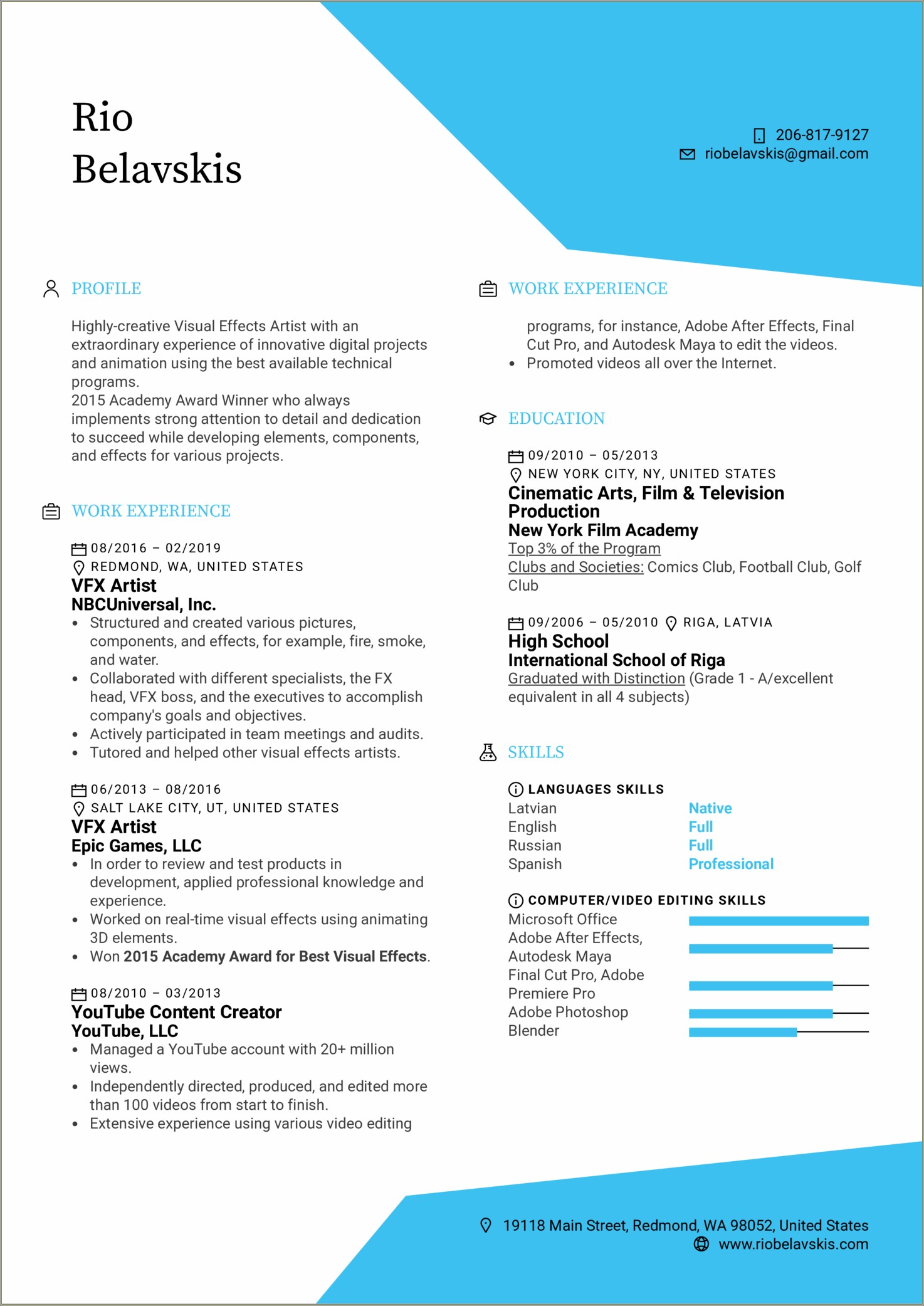 3 Elements Of A Good Resume