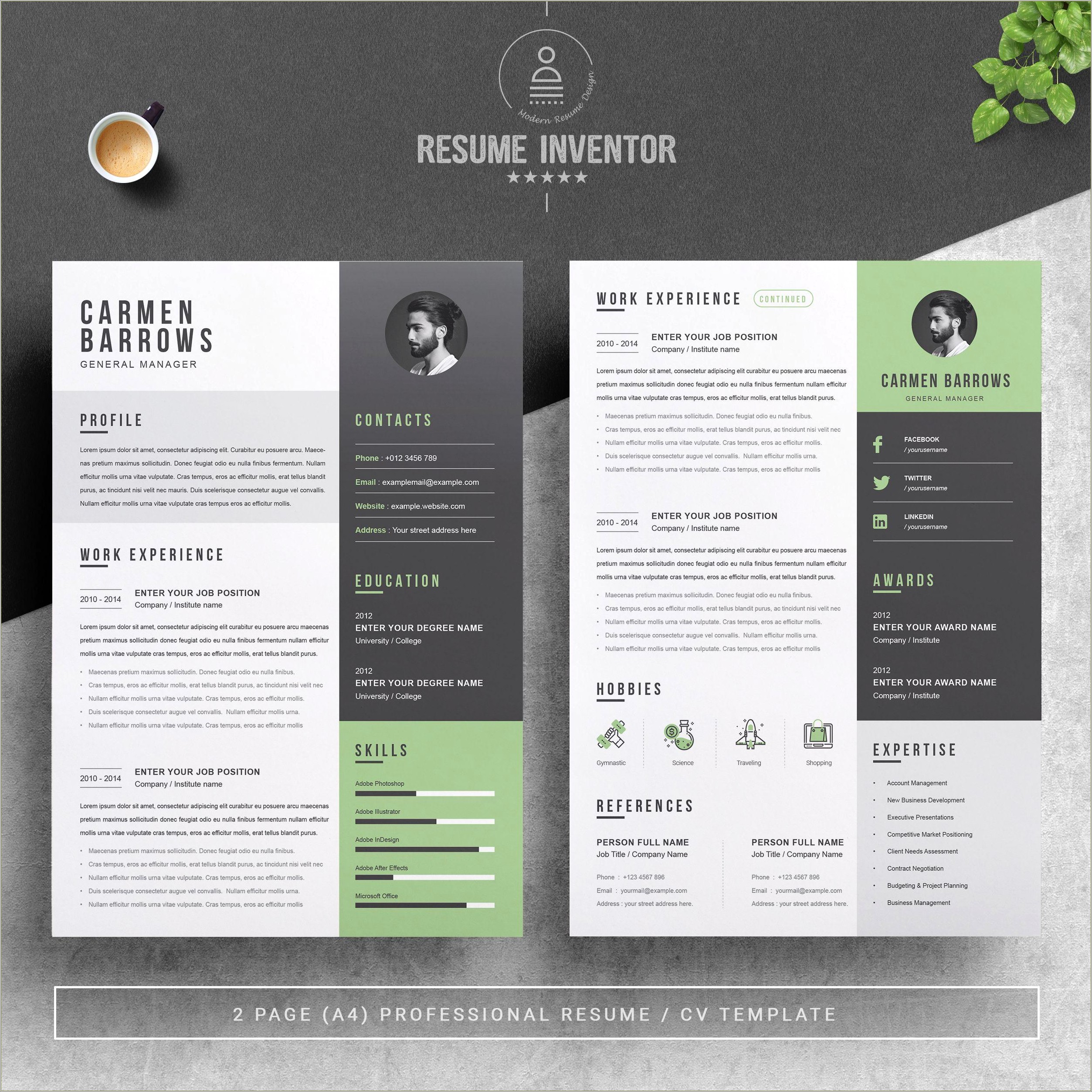 30 Best Free Resume Templates For Architects