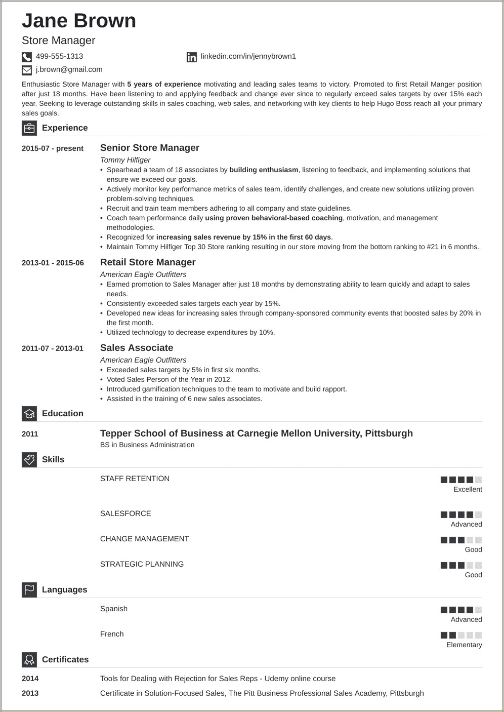 40+ Convenience Store Manager Resume Samples Jobherojobhero