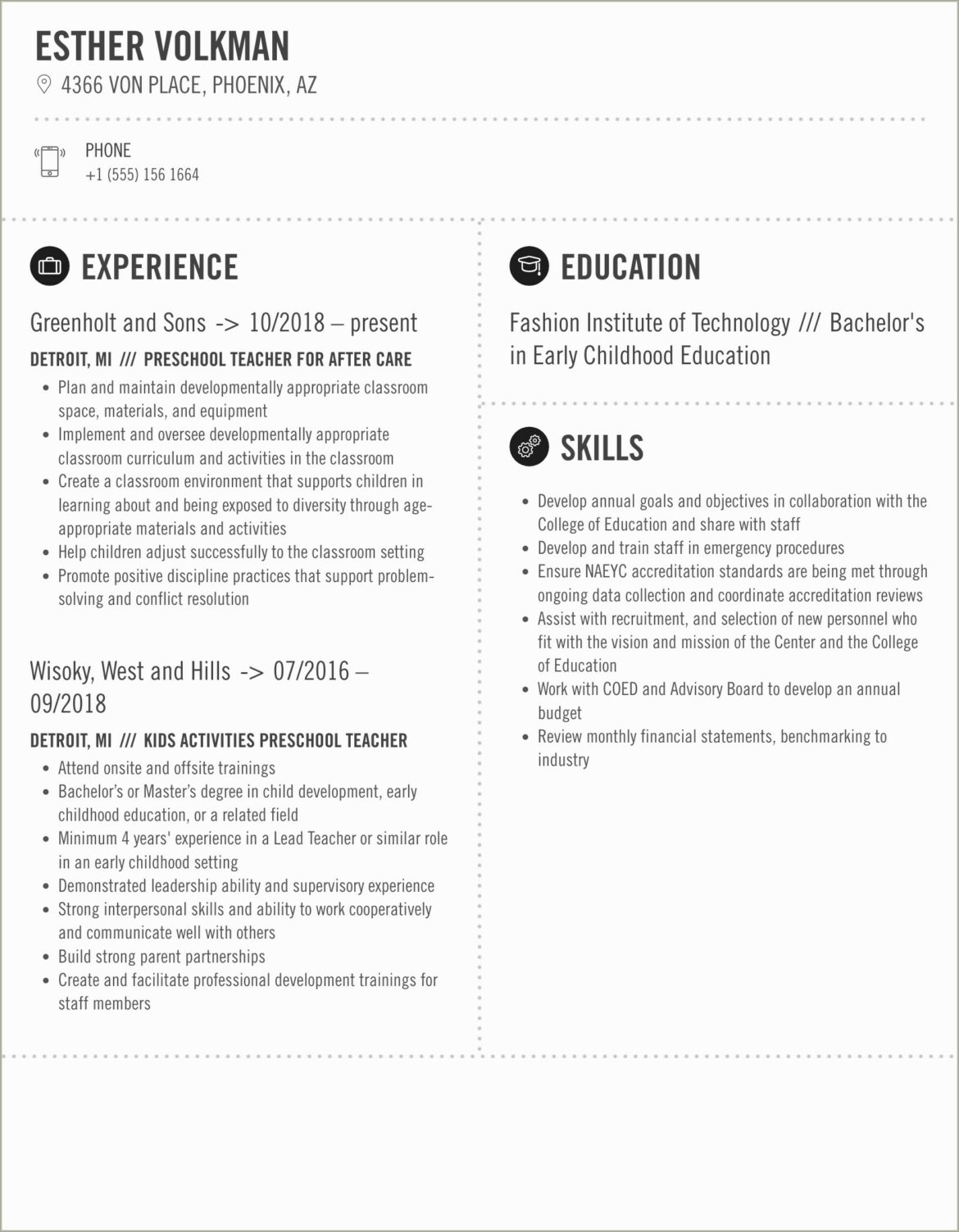 40+ Preschool Teacher Resume Samples Jobherojobhero