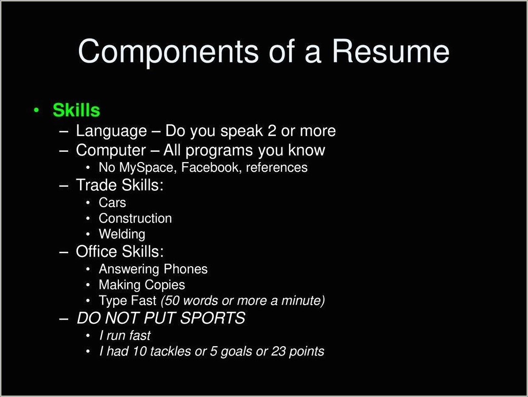 50 Words To Use On Resume