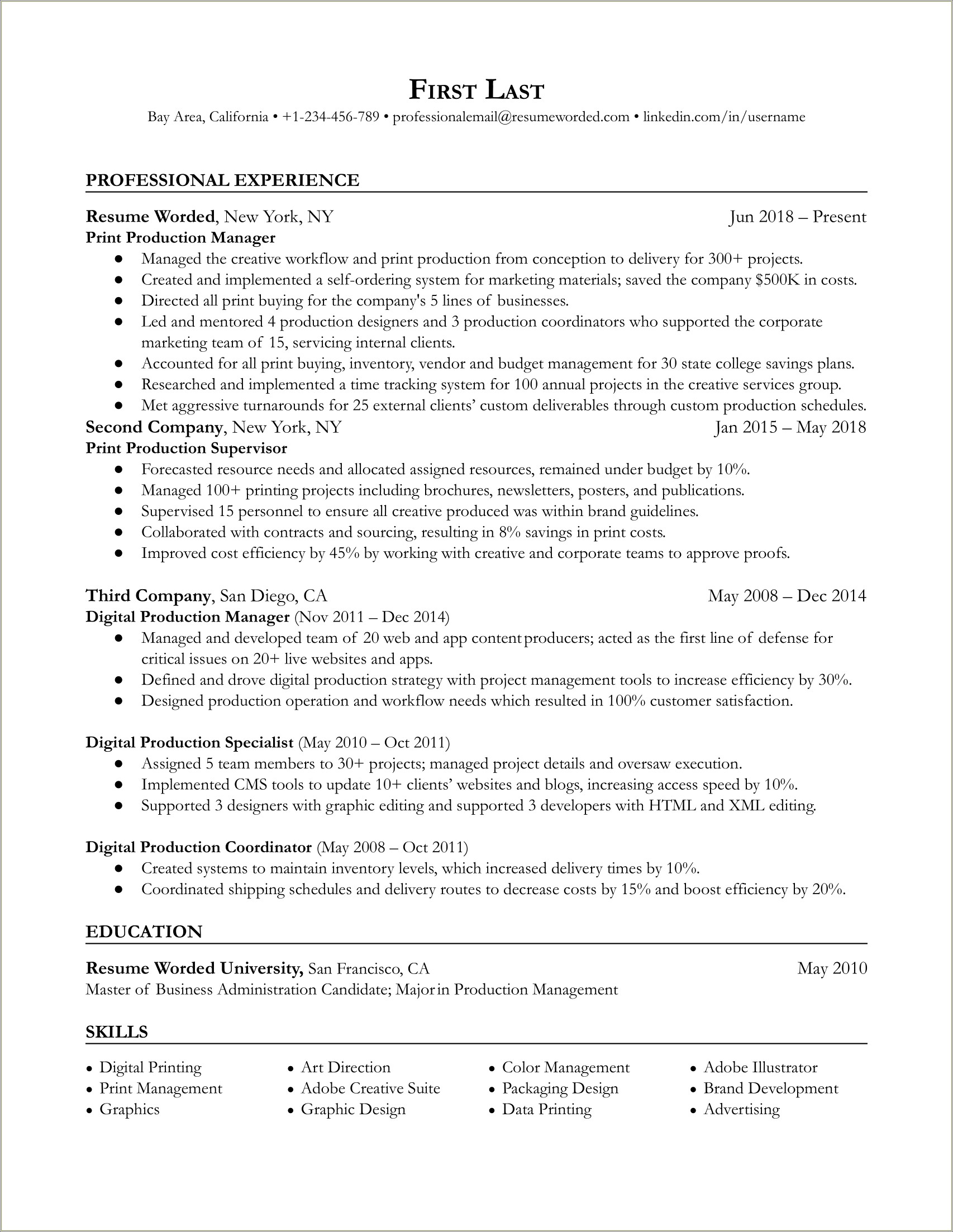 6 Business Project Manager Resume Samples Jobherojobhero