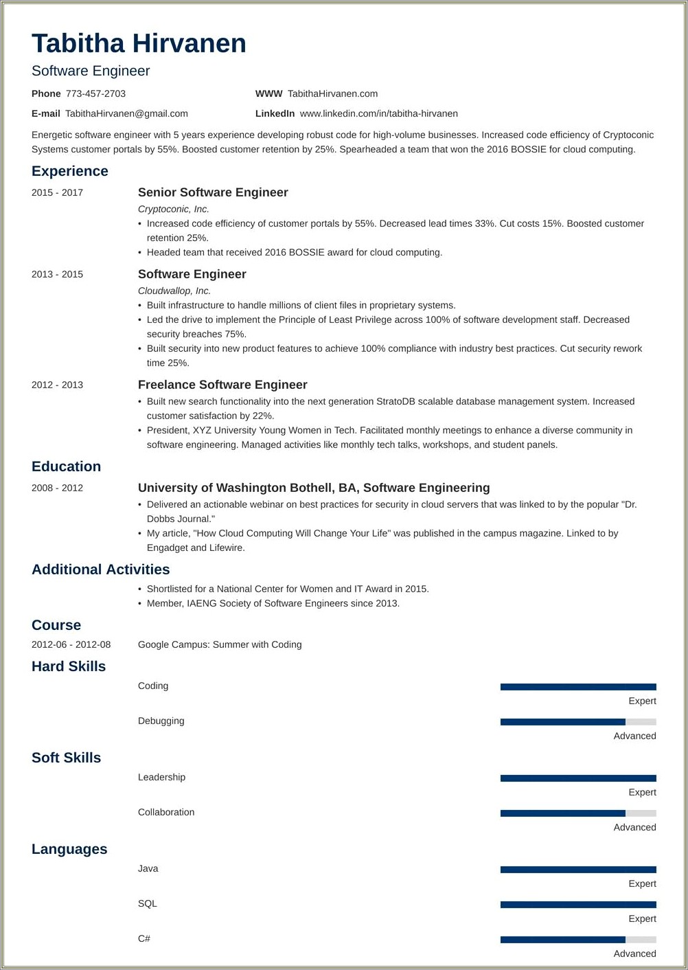 8 Year Experience Resume For Mechanical Engineer
