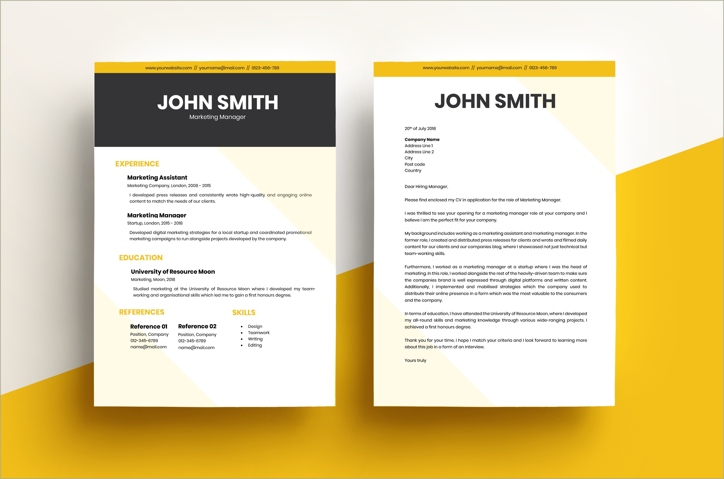 A Form For Resumes Cover Letter