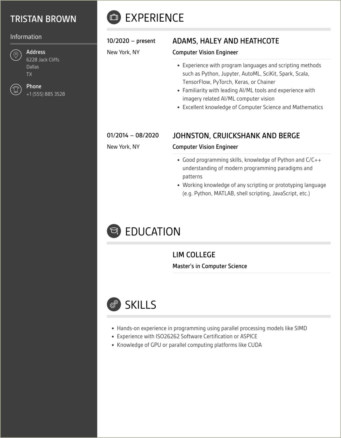 A Good Mission Statement For Computer Engineering Resume