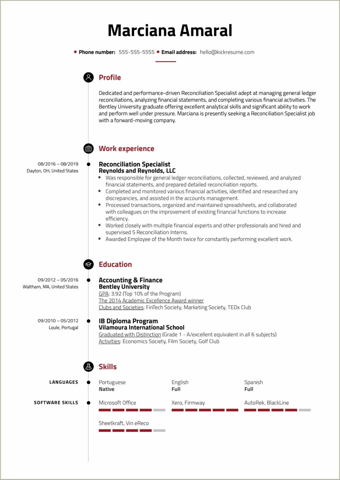 Accounting Specialist Job Description For Resume