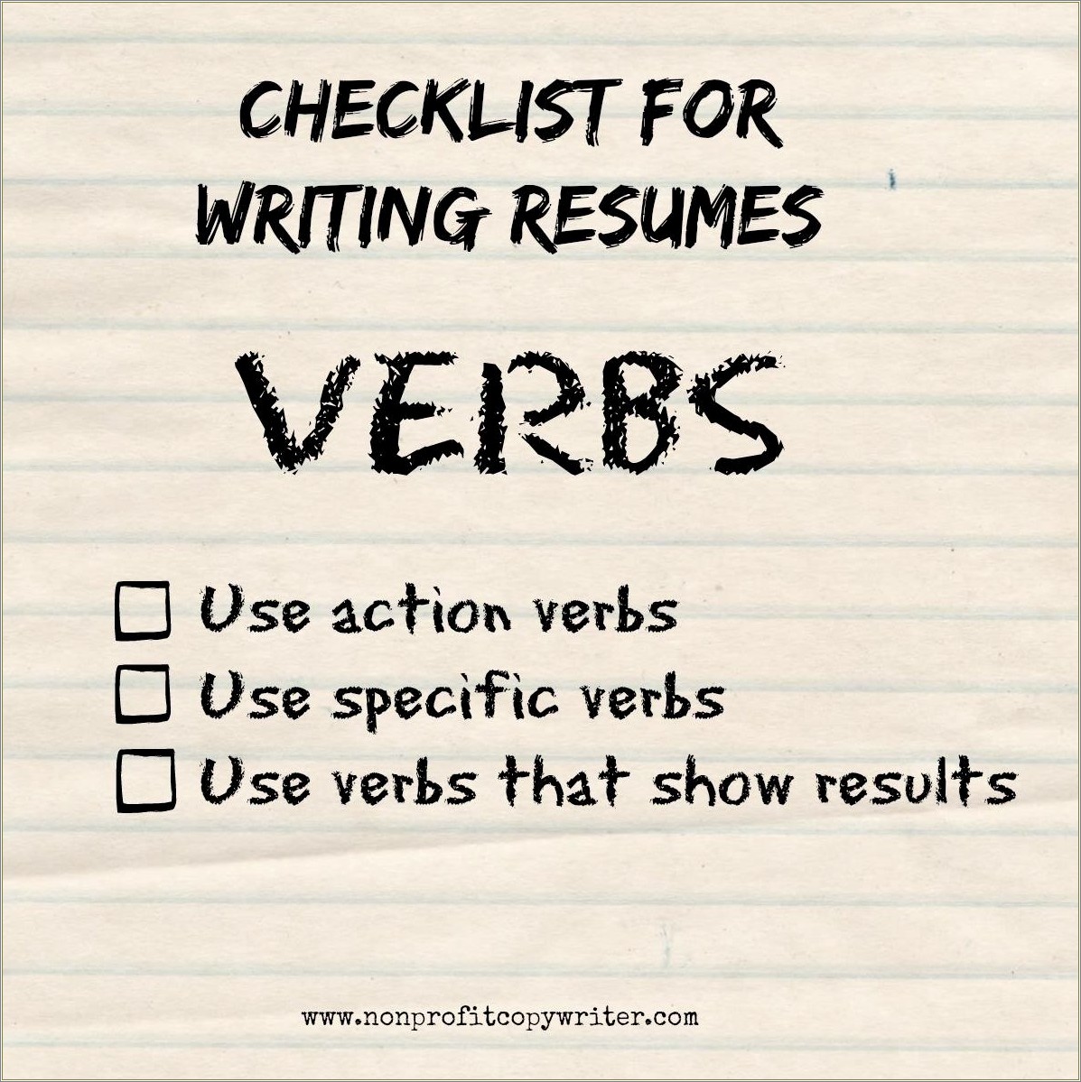 Action Words And Phrases For Resume