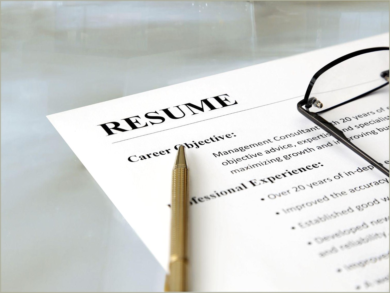 Addessing Resume Objective In First Or Third Person