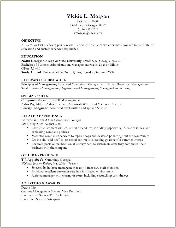 Adding Writing Experience To A Resume