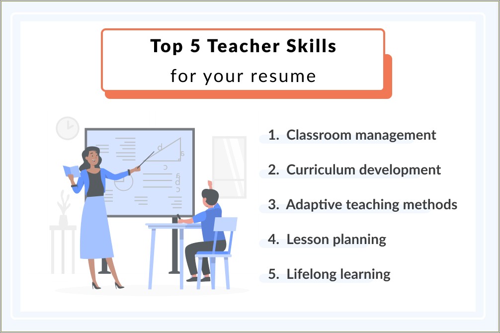Additional Skills For Resume For Teacher