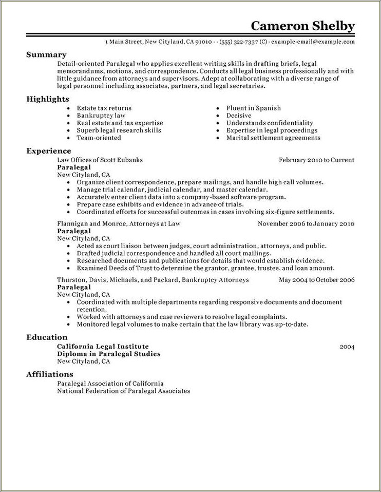 Administrative Coordinator Objectives Resume Objective Livecareerlivecareer