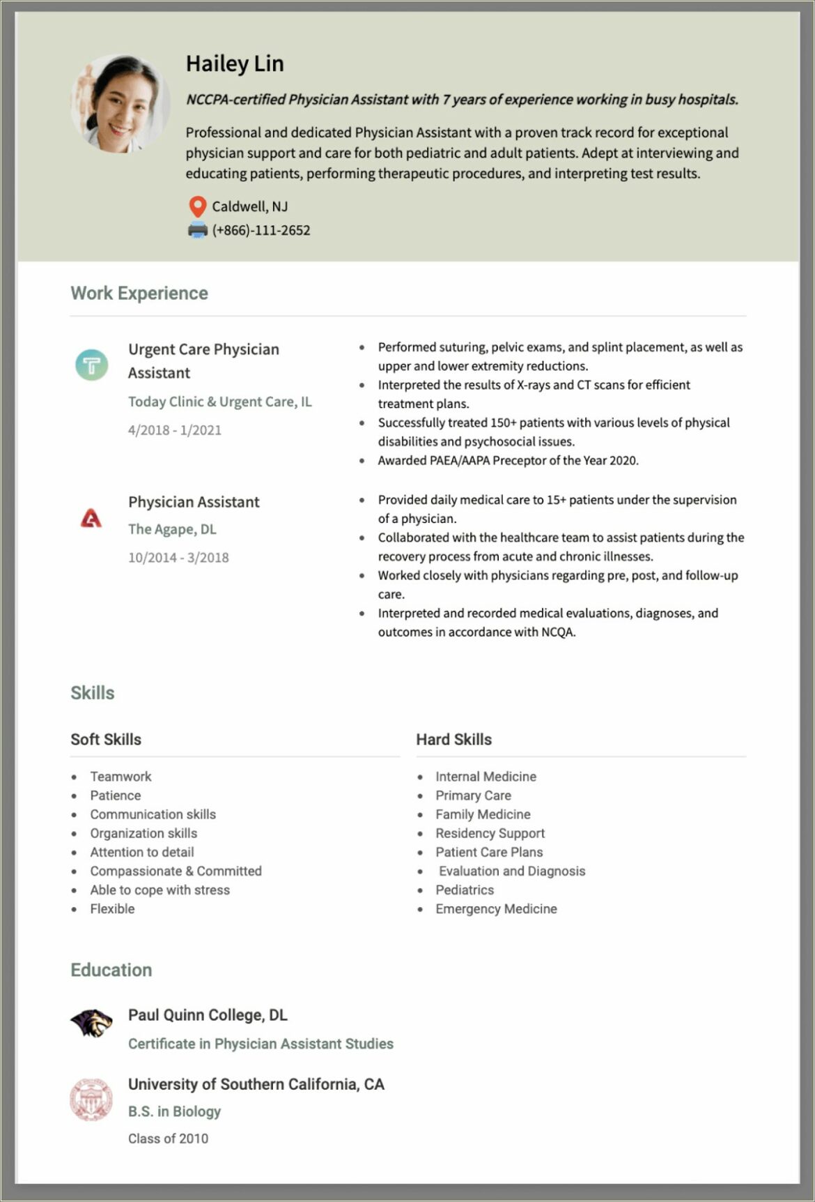 Administrative Specialist Emergency Department Sample Resume