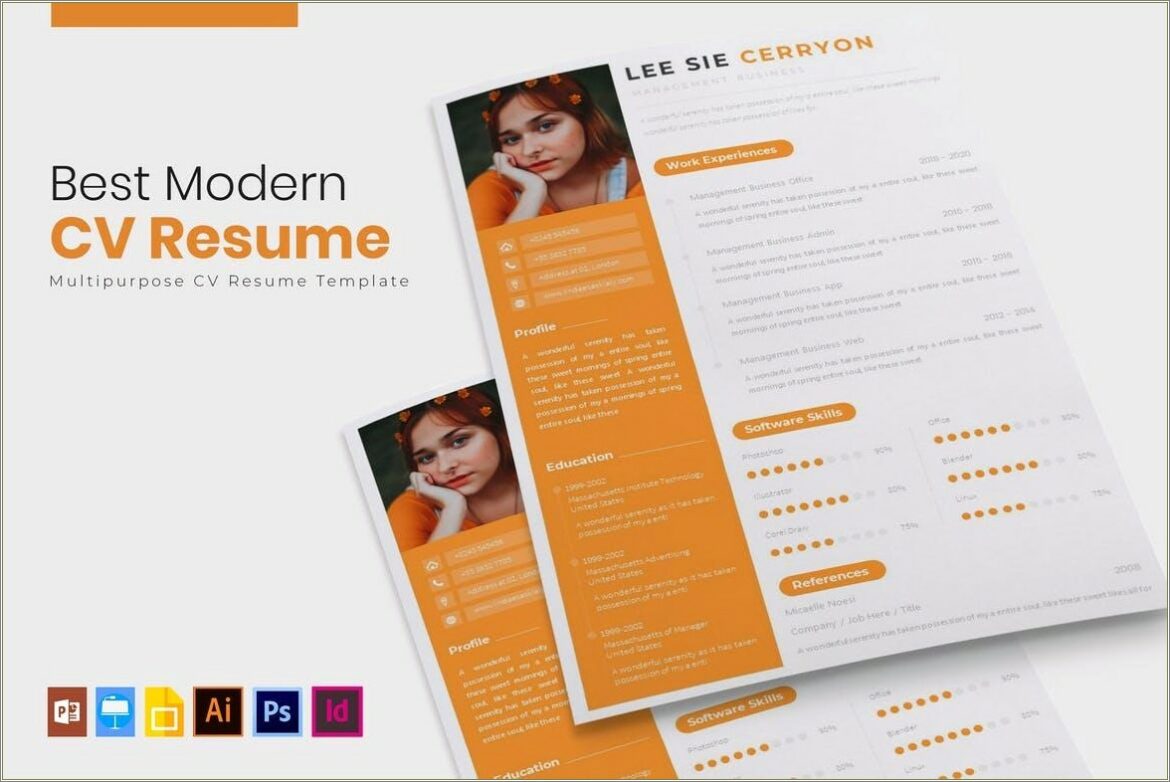 Adobe Indesign Resume Templates Free Download