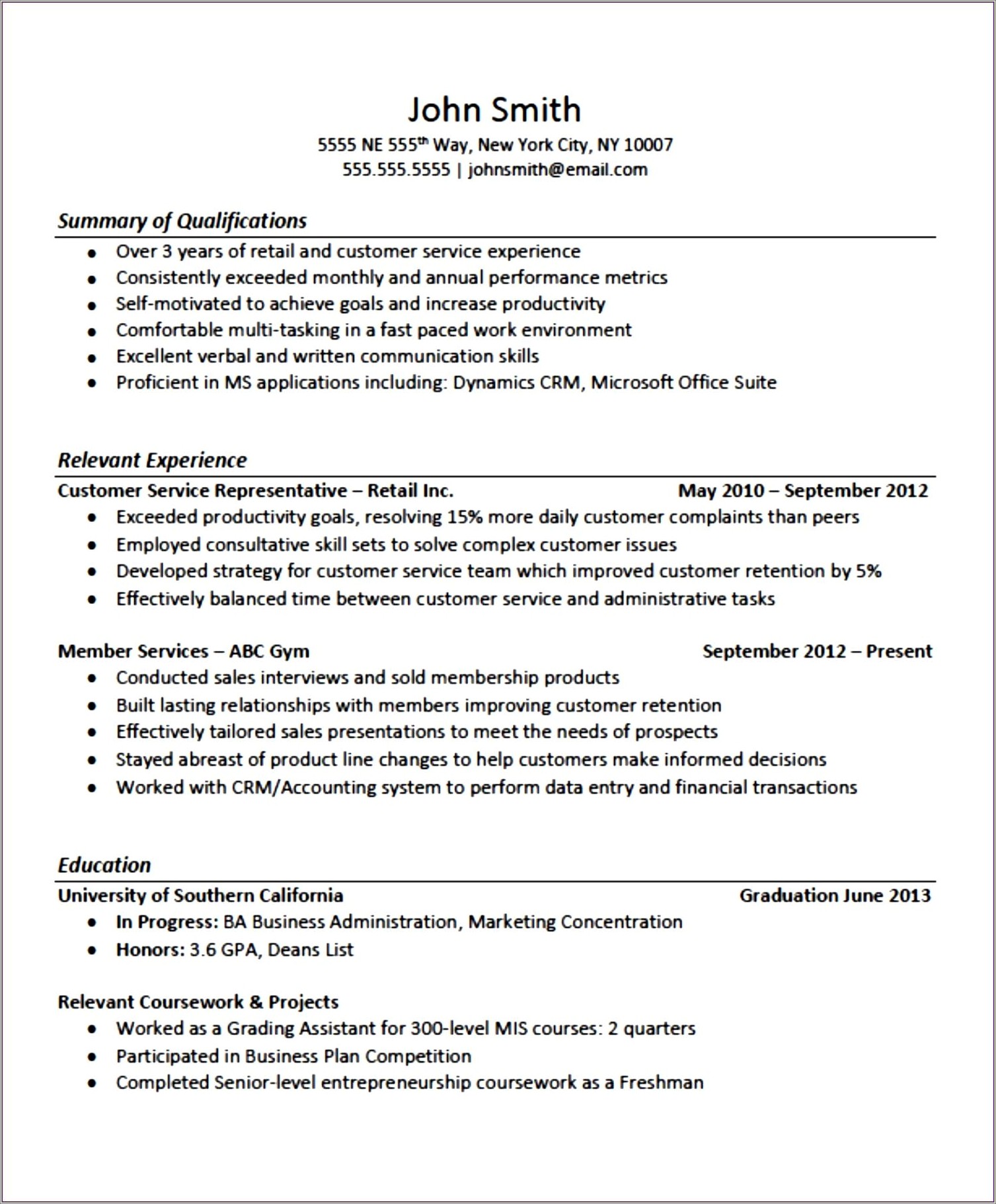 Advanced Excel And Vba Experience In Resume