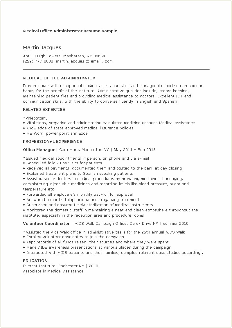Advantage Of Create Resume In Ms Word