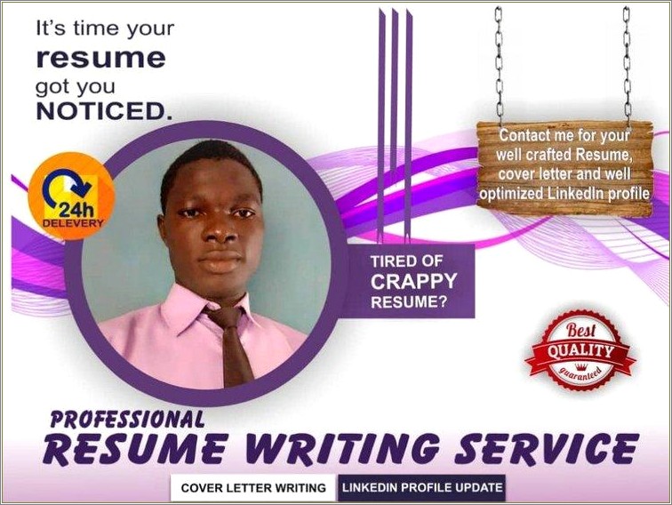 Advertising Resume Writing Service On Job Sites