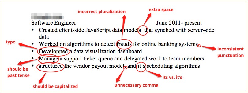All The Wrong Words For A Resume