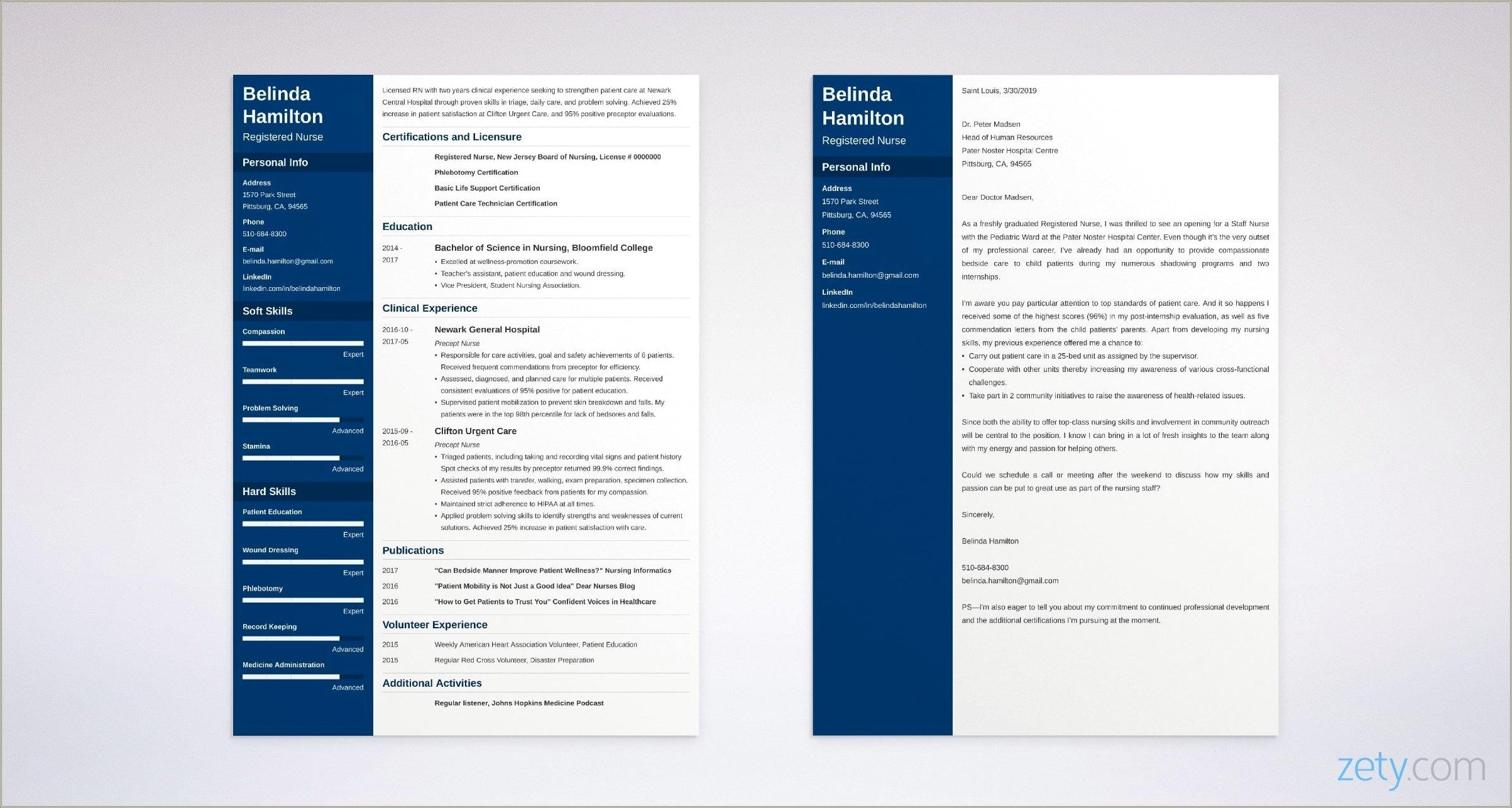 Applying For Nursing Jobs Cover Letter Resume