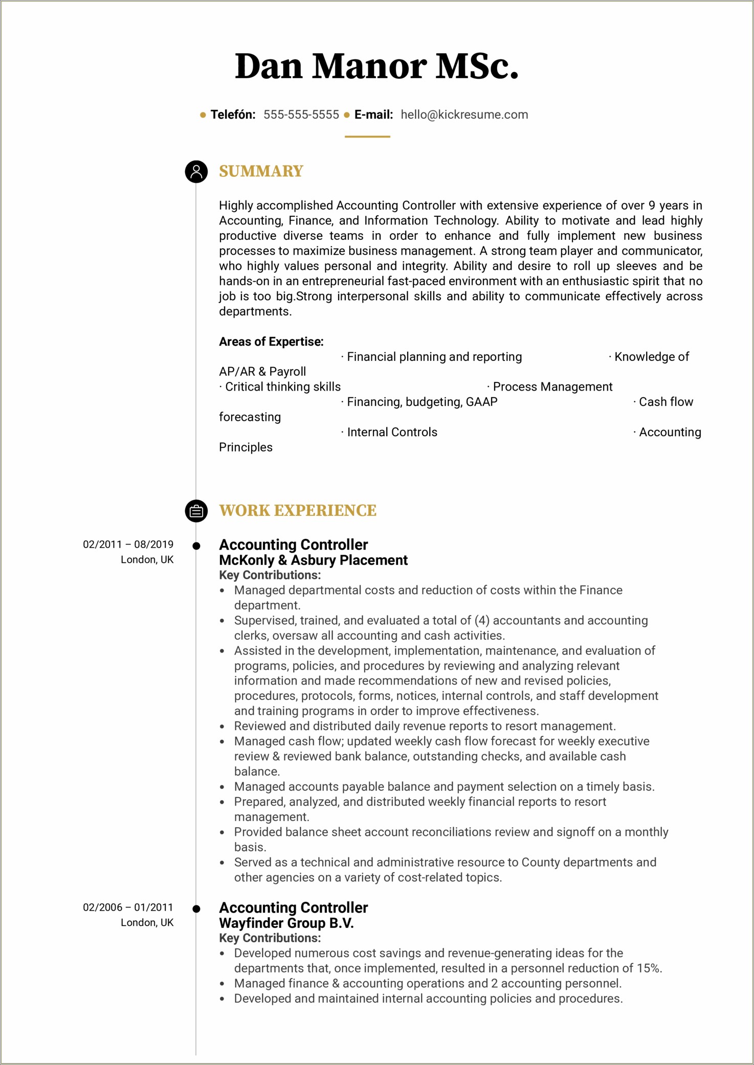 Ar Accountant Resume Example Managing Major Accountgs