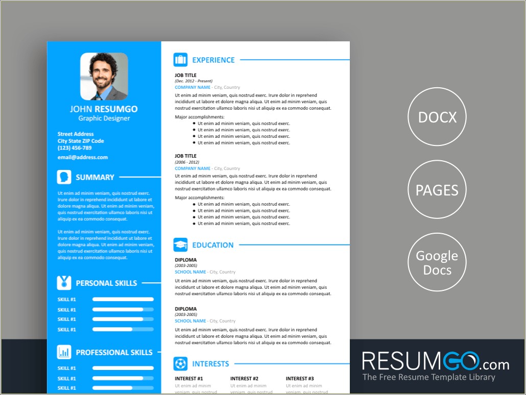 Best Free Resume Templates Google Docs Resume Restiumani Resume 