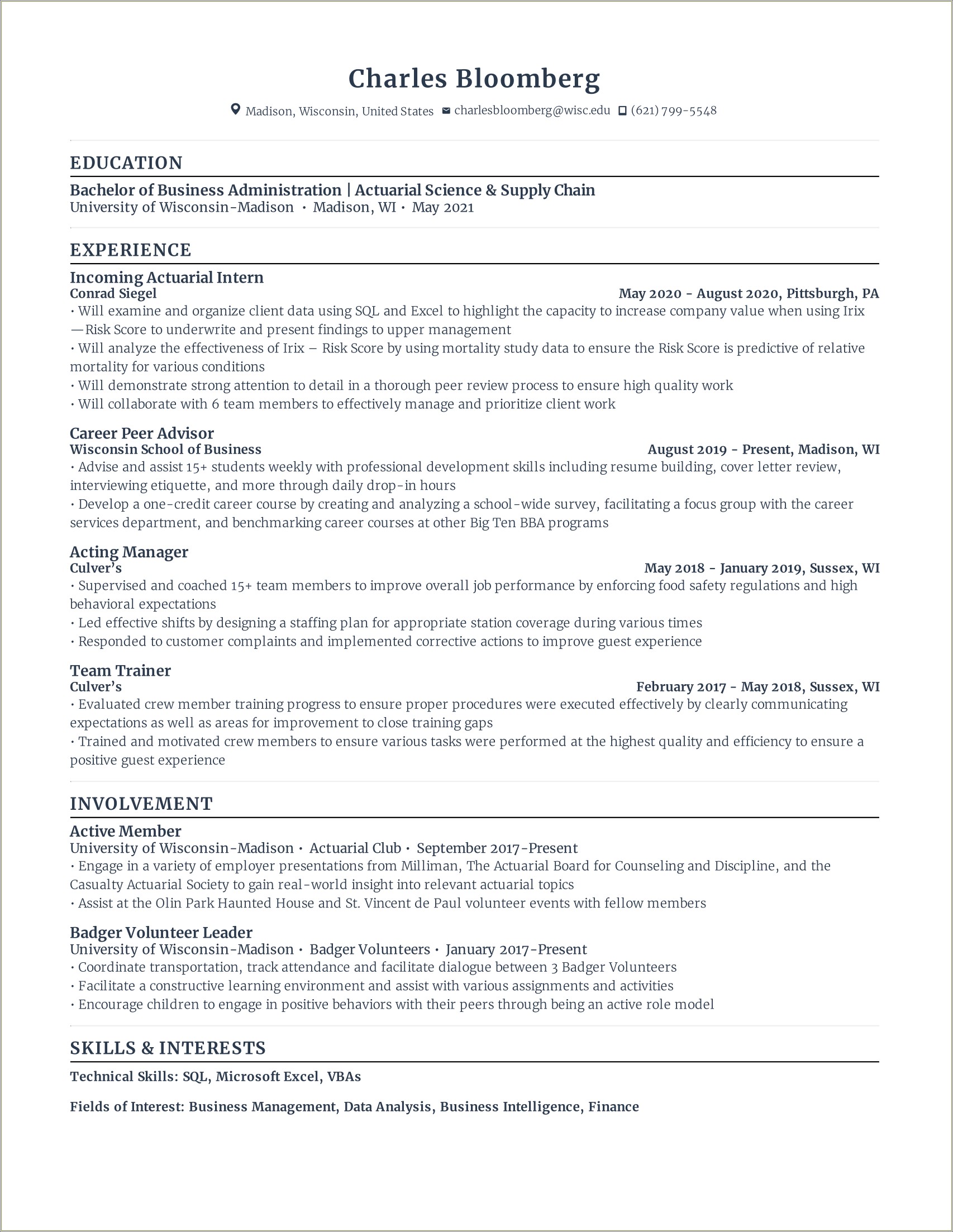 Asset Manager Woman Resume Pdf Portugal