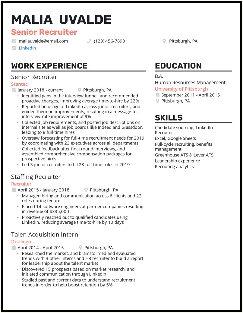 Assist With On Campus Recruitment Resume Samples