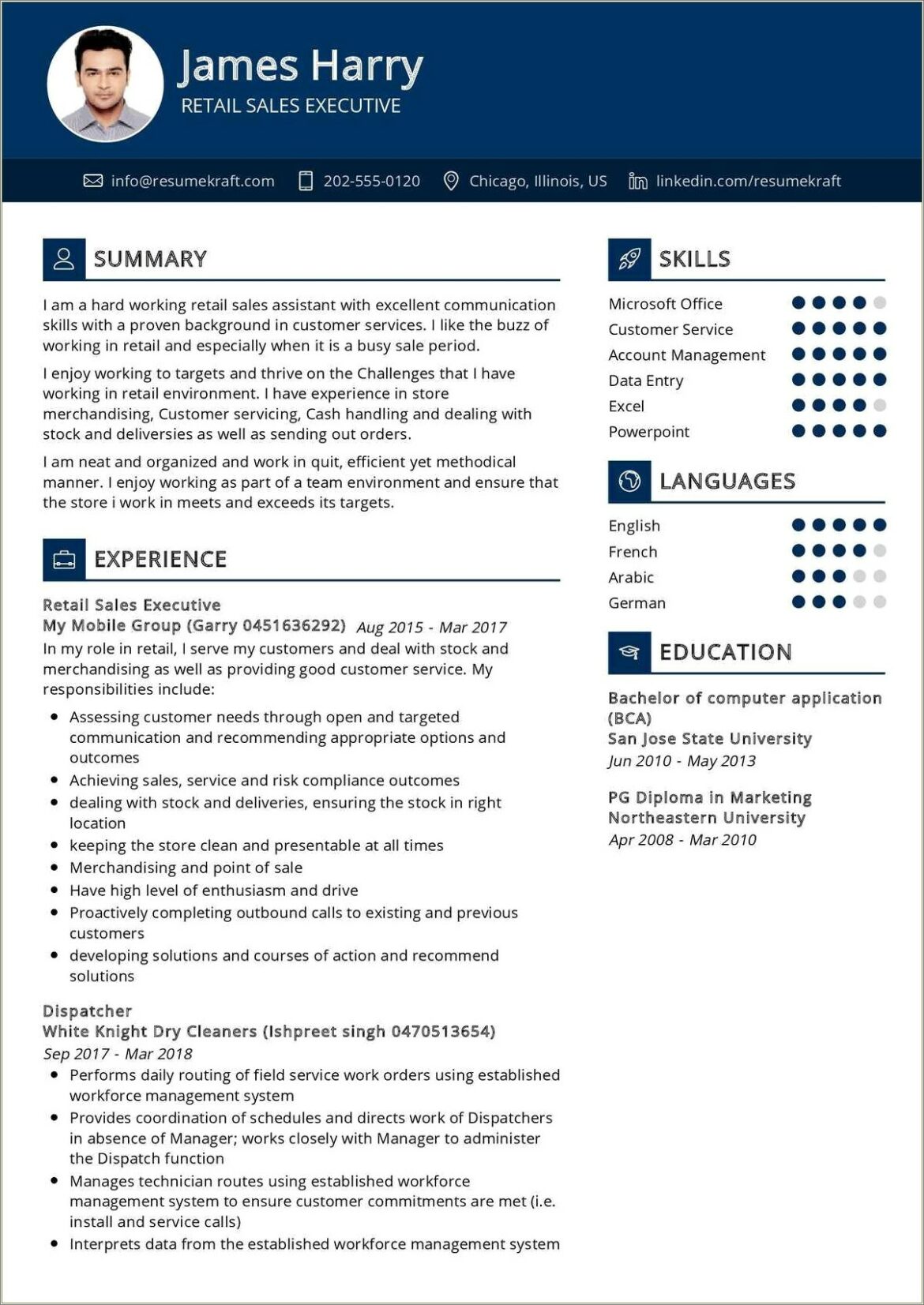 Assistant Sales Manager Job Description Resume