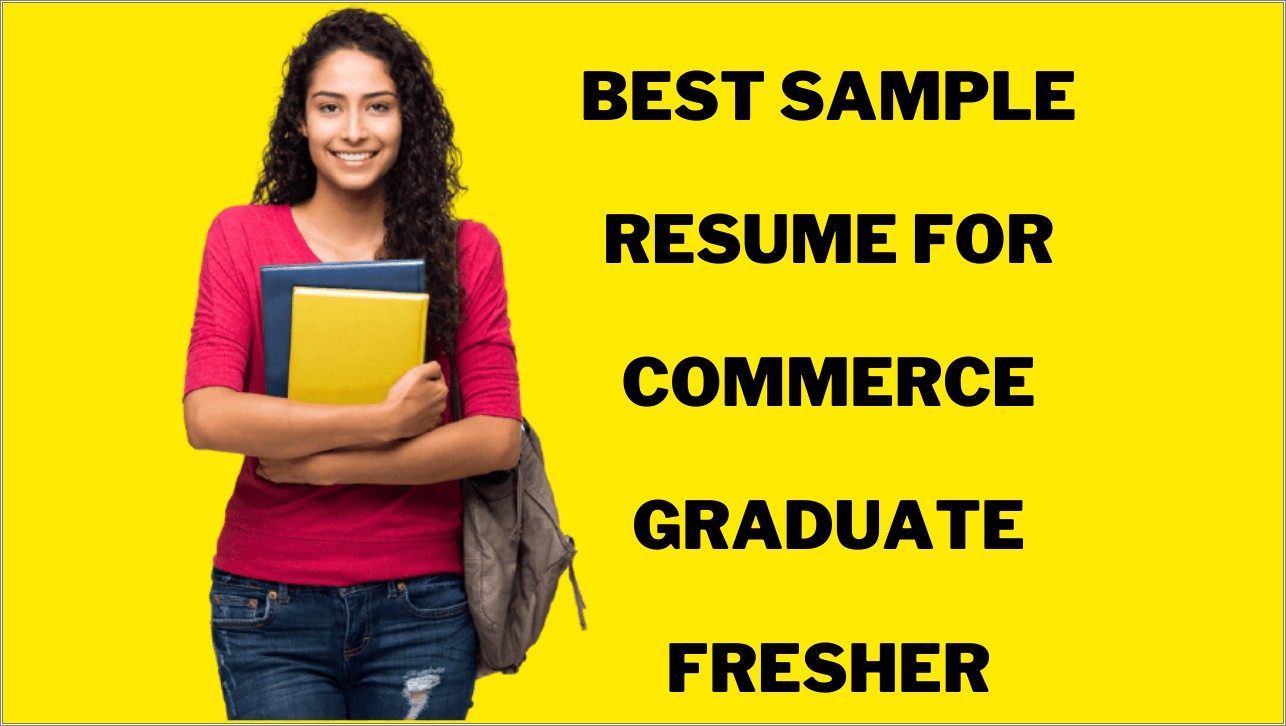 Associate Degree In Commerce Resume Sample