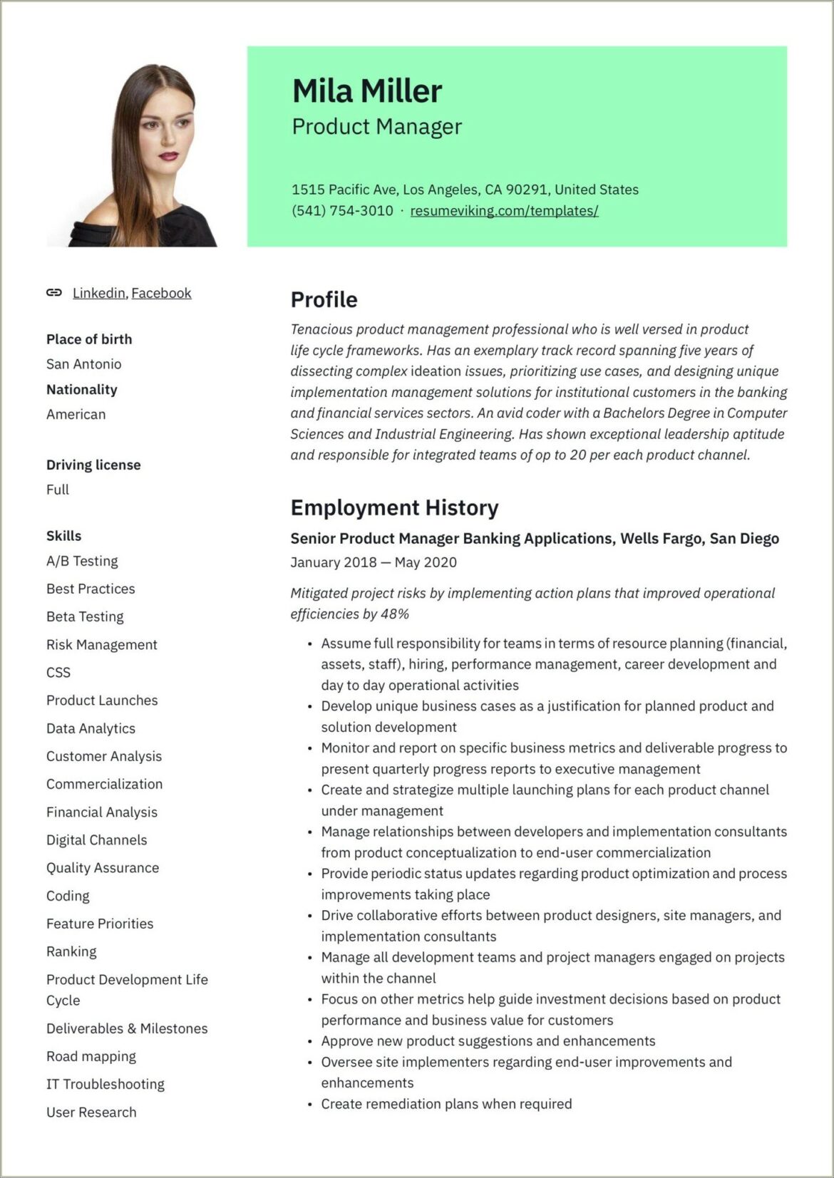 Associate Product Marketing Manager Google Resume