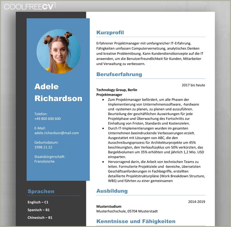 Ats Friendly Resume Template Free 2019 Download
