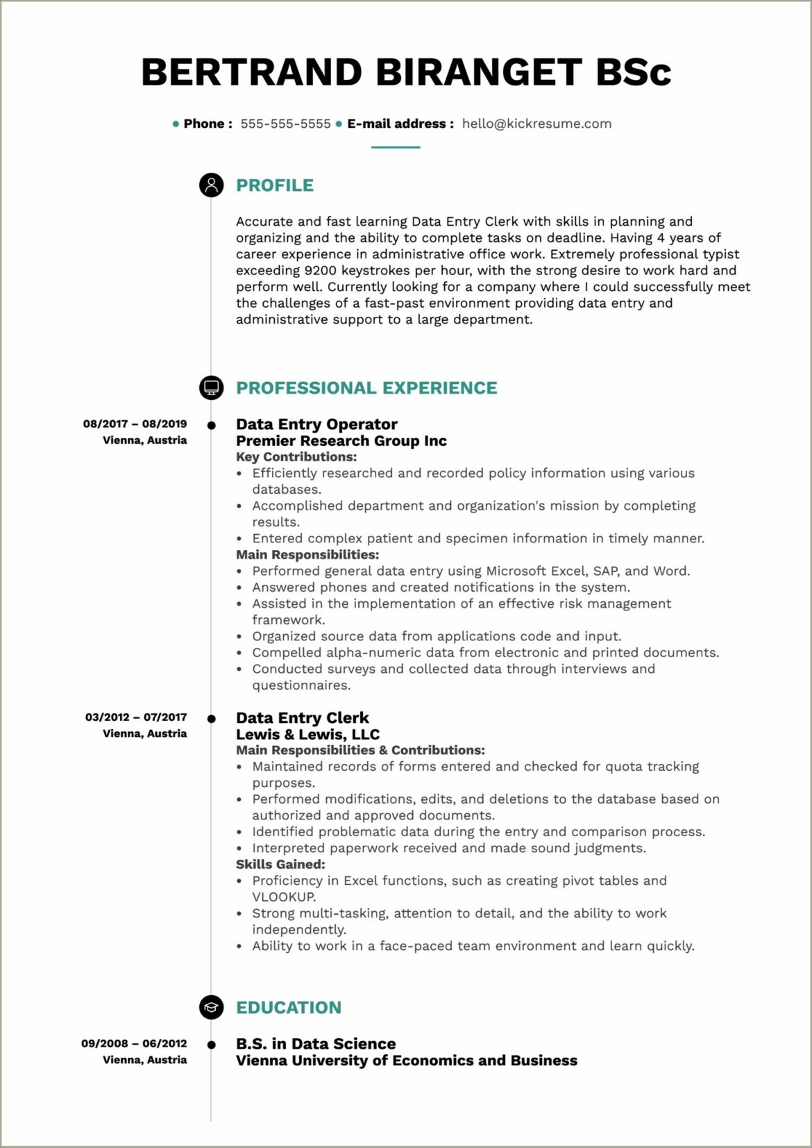 Authorized To Work In The Us Resume