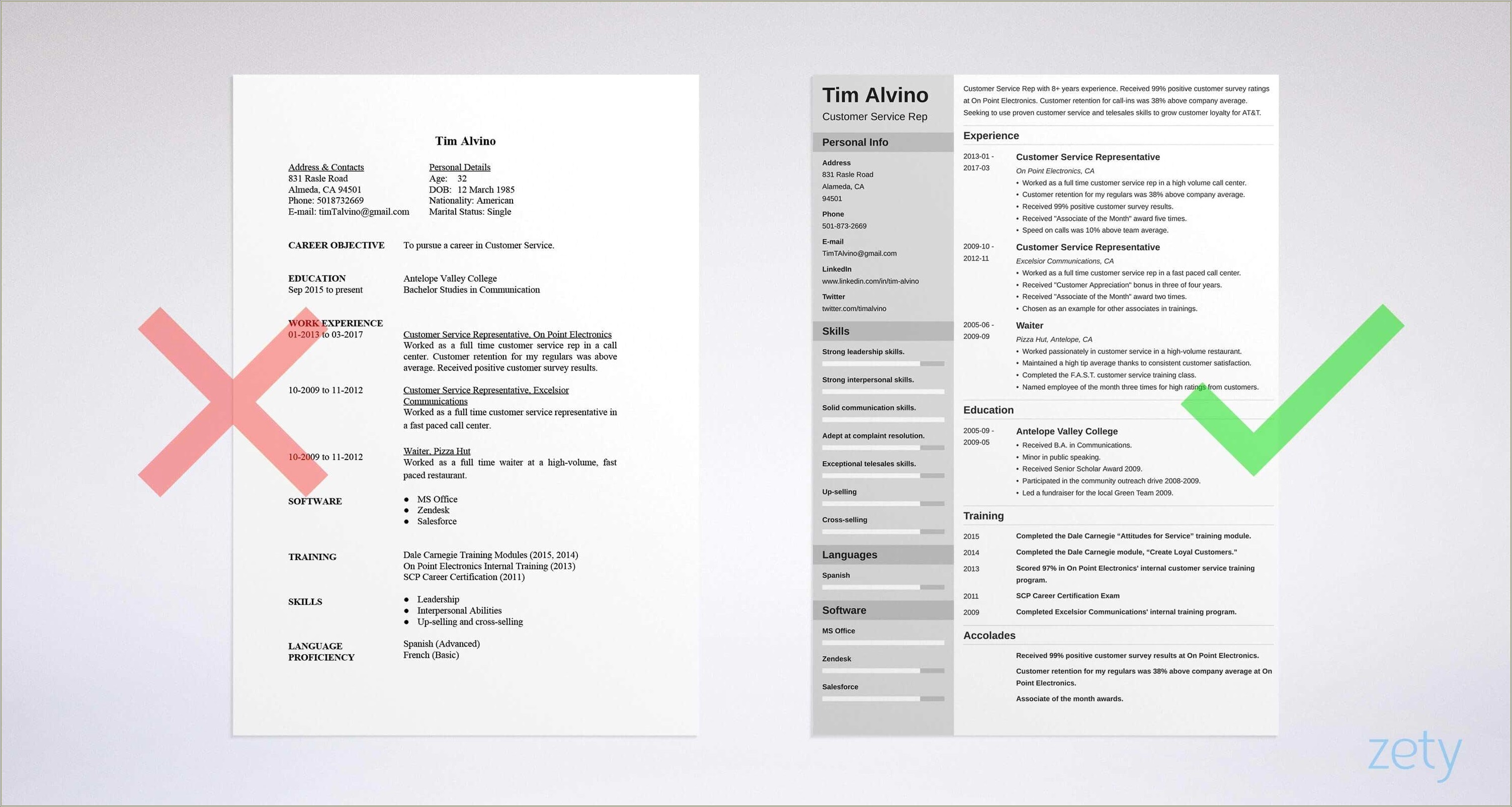 Automotive Customer Service Skills Resume Examples