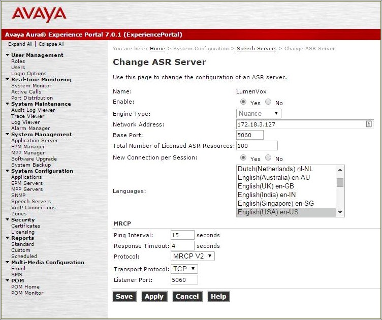 Avaya Experience Portal Ivr Resumes Of Ba