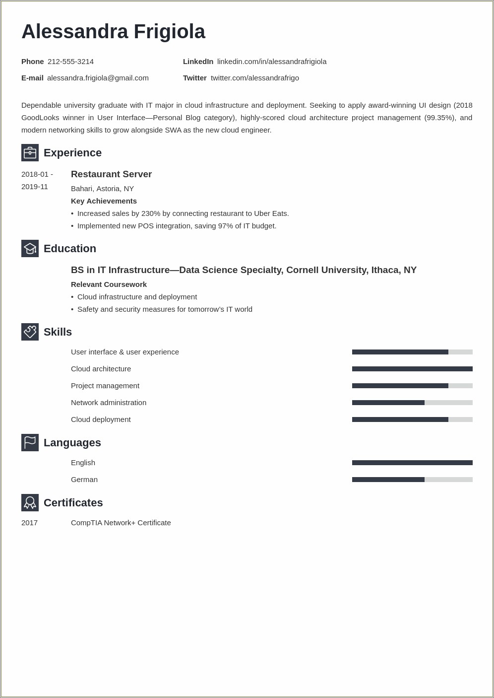Basic Resume For Someone With Little Experience