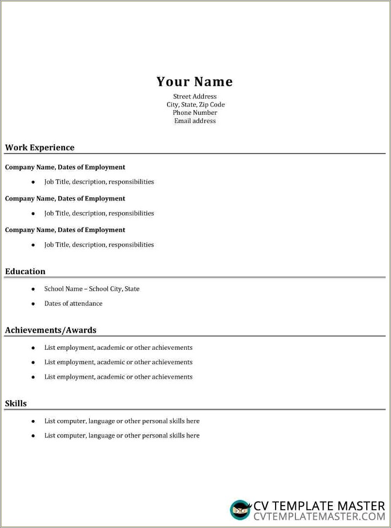 Basic Skills To List On A Resume