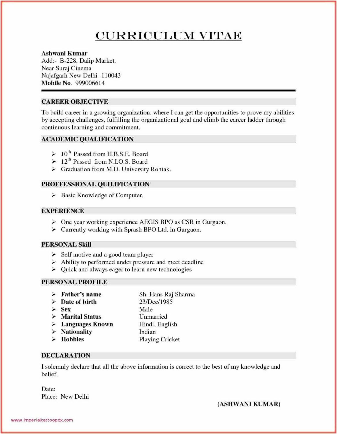 Best Career Objective For Assistant Professor Resume