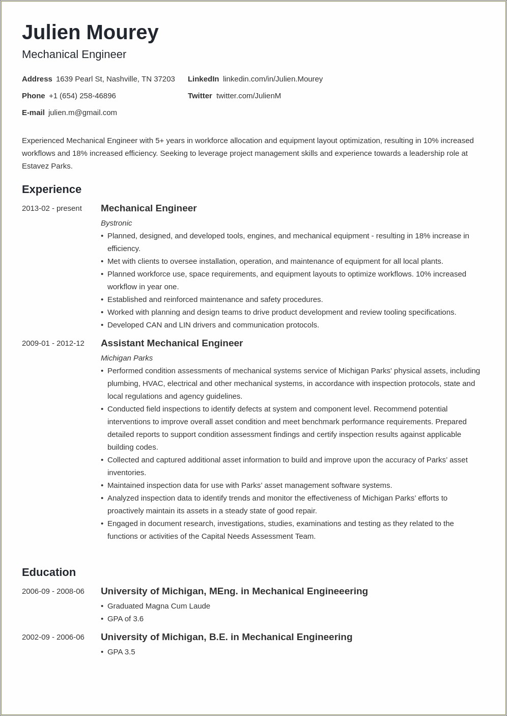 Best Career Objectives For Resume For Engineer