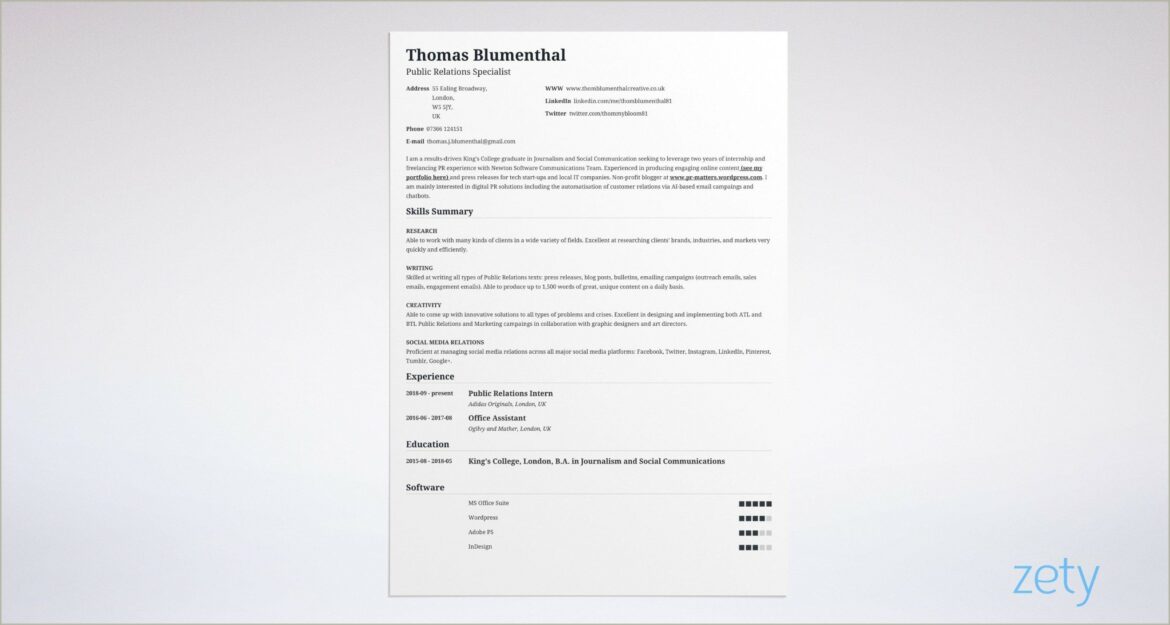 Best File Type For Printing Resume